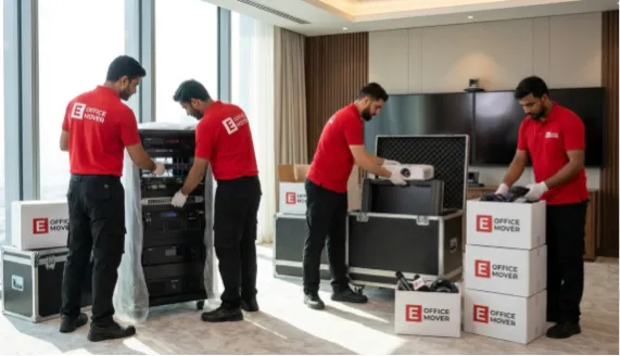 AV and conferencing infrastructure relocation in Dubai