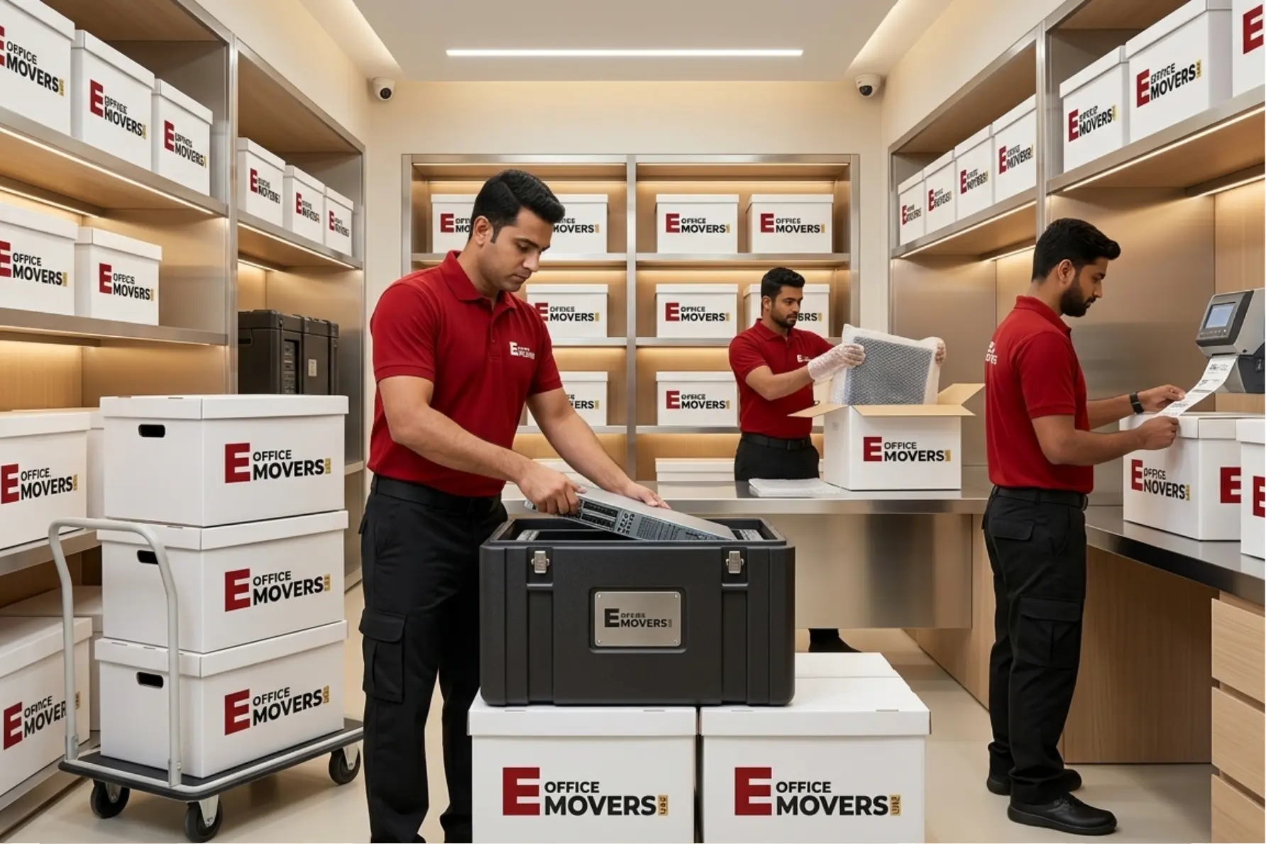 Climate-controlled IT equipment storage Dubai ESD-safe