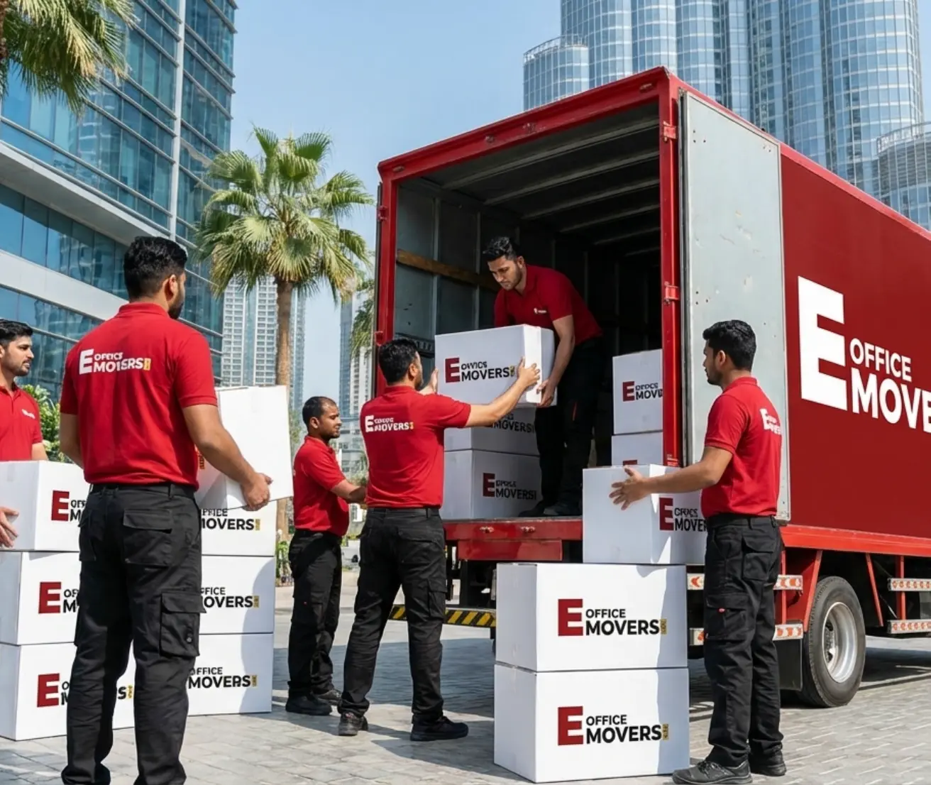 Mawaqif truck parking Abu Dhabi commercial streets