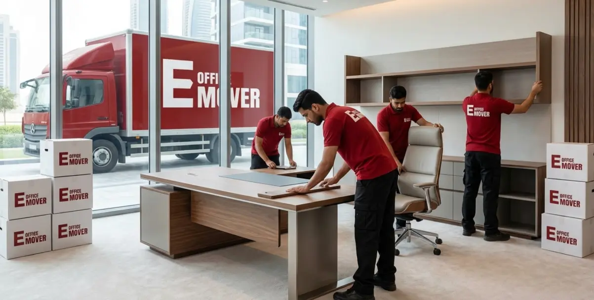 New office furniture fit-out installation Dubai