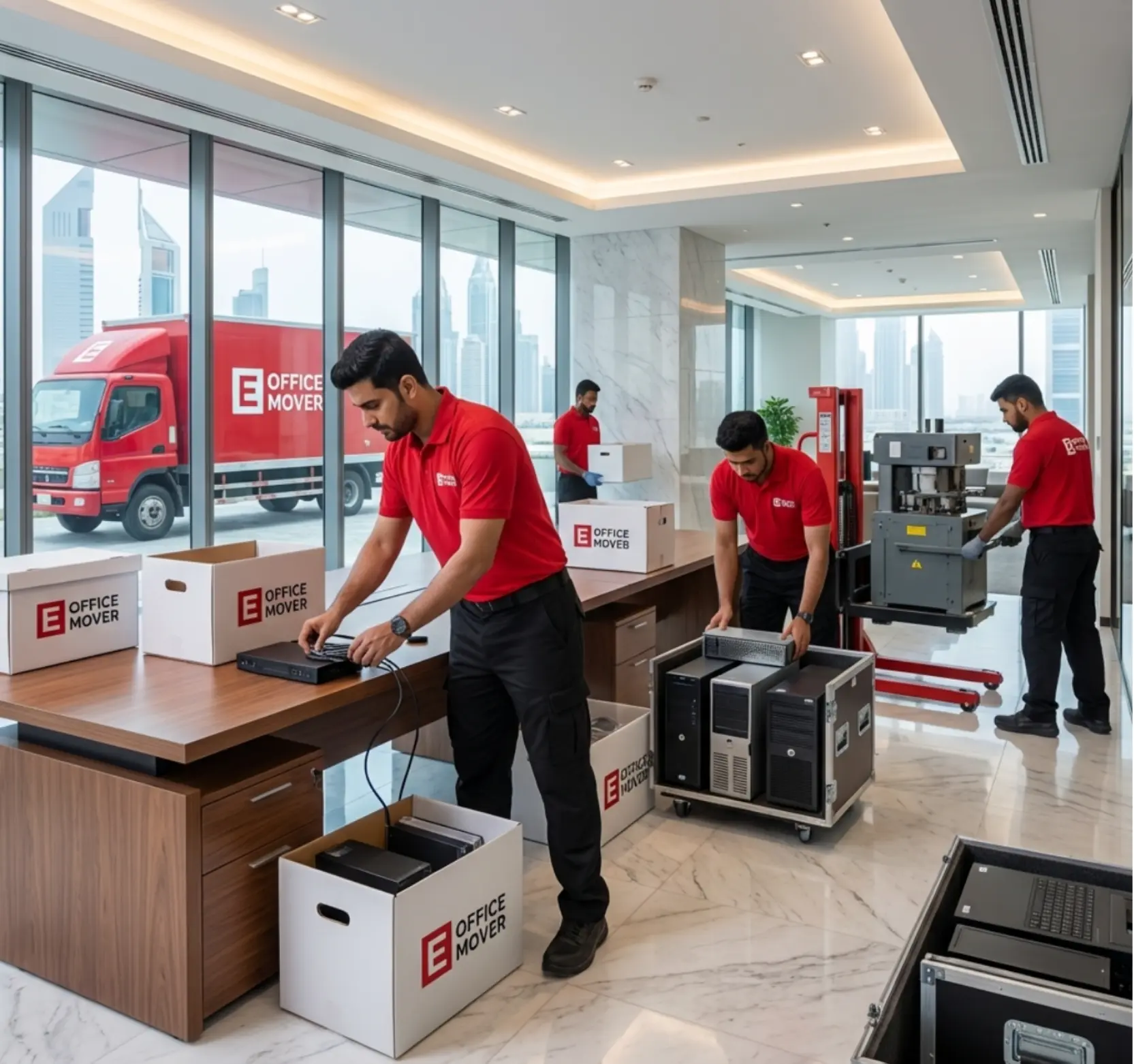 Office relocation for industries in Dubai — sector-specific commercial moving