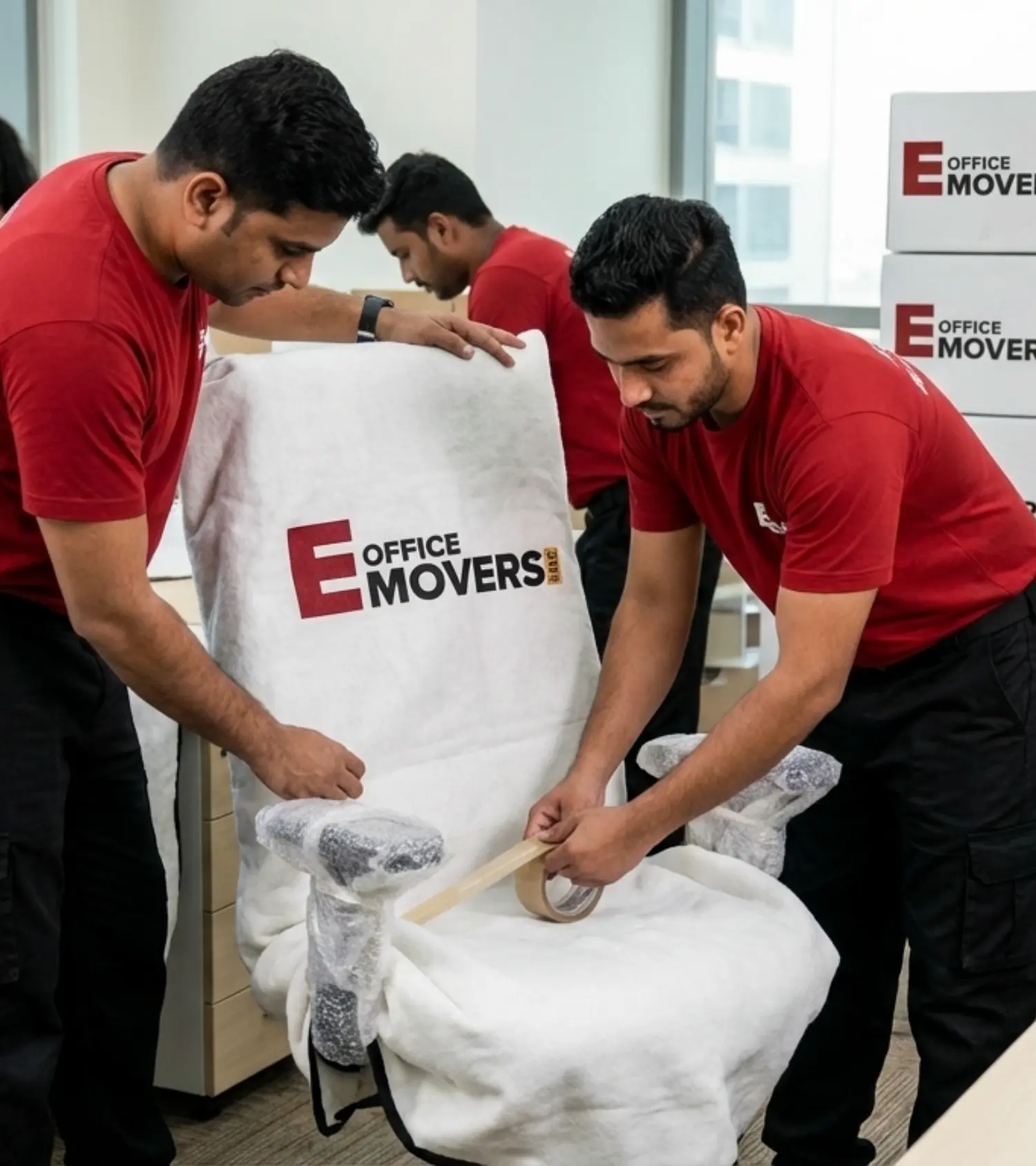 Office movers in Sharjah - SAIF Zone and Hamriya relocation