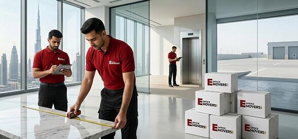 Dual-site survey before office move quote — origin and destination assessment